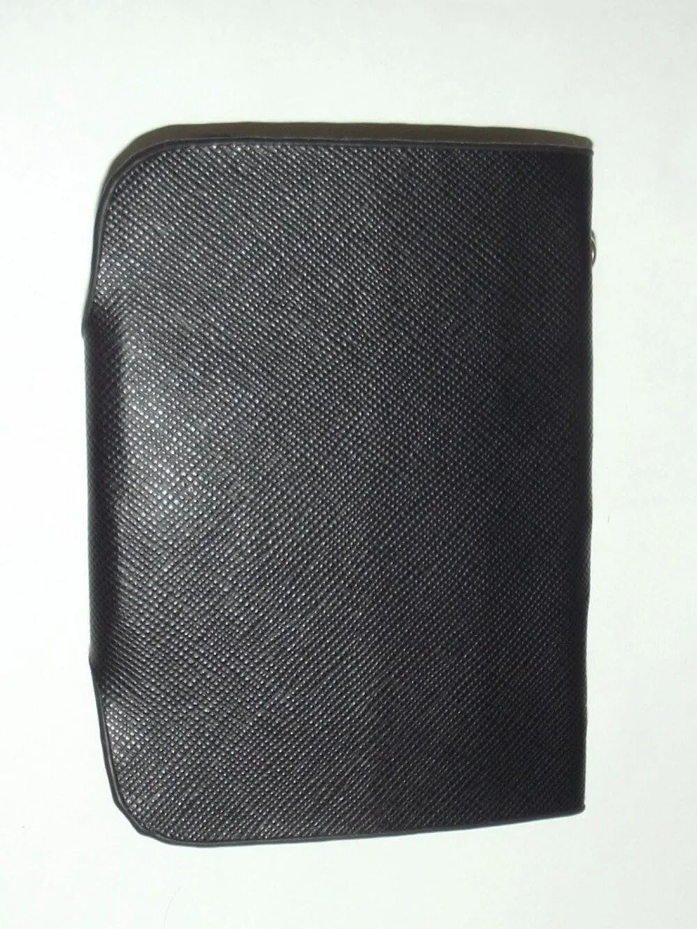 Card Filer Book Business Credit Card black 6 sleeves brown faux croc Tong Guang